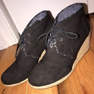 Black Toms Booties